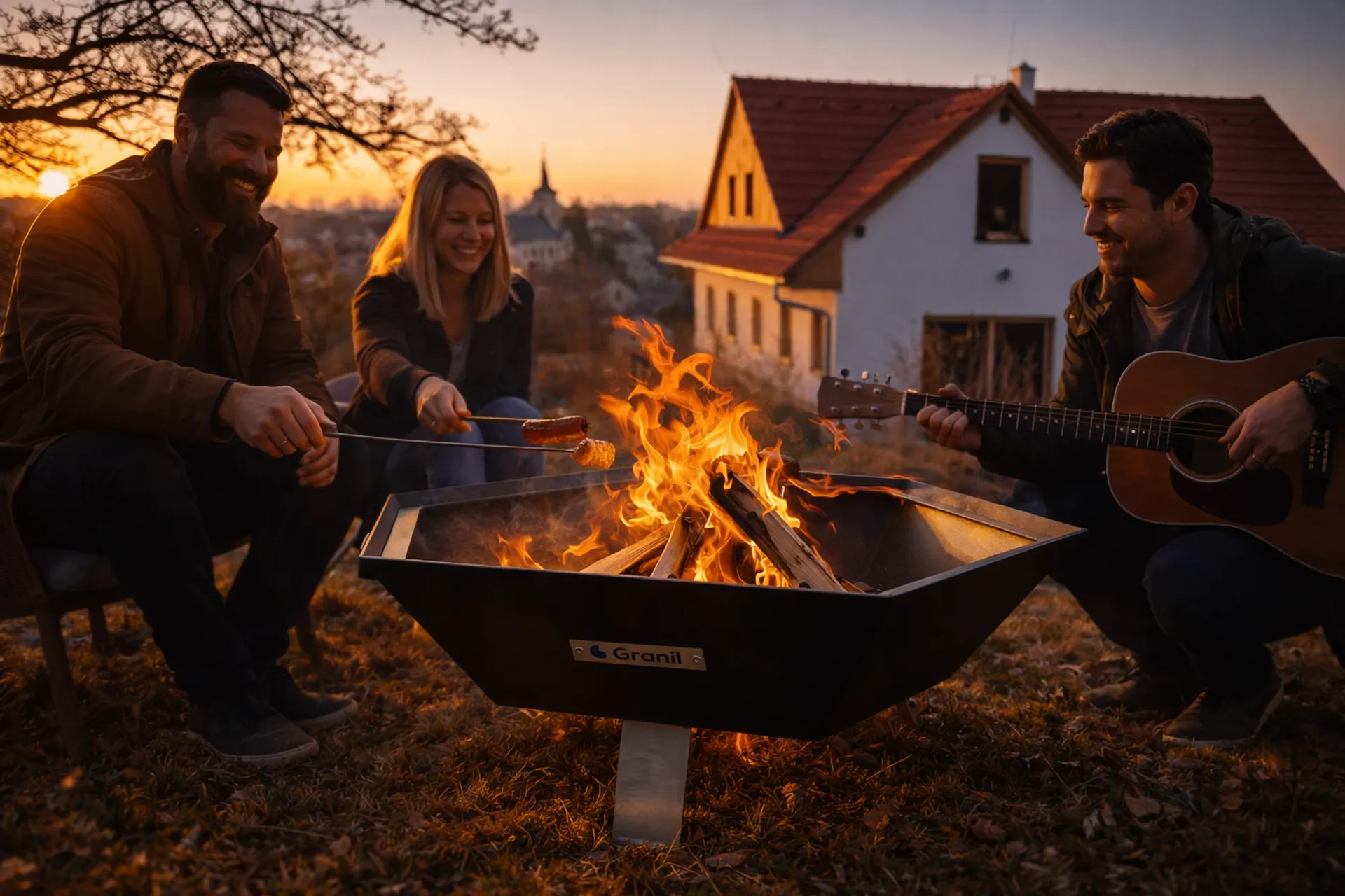 Přátelé u ohniště GRANIL Hexagon Go