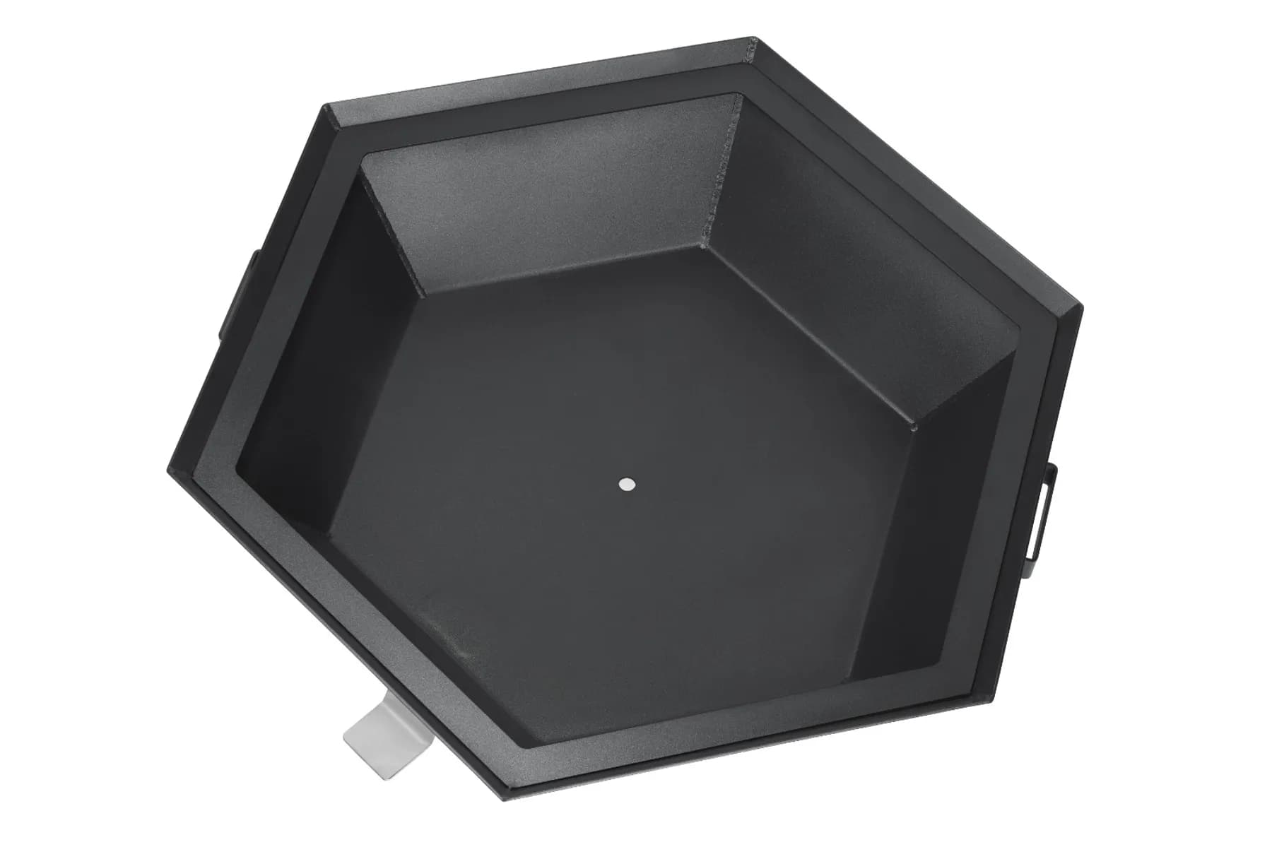 Pohled shora na ohniště Hexagon Go